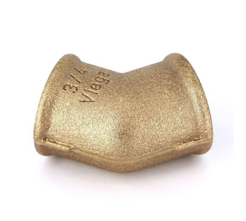 Угольник бронзовый Viega 45° ВВ 3/4 320645