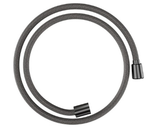 Шланг душевой текстильный Hansgrohe Designflex 125 см шлифованный черный хром 28220340