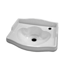 Раковина Kerasan Retro 41х32 см 1 отверстие правая белая 103301