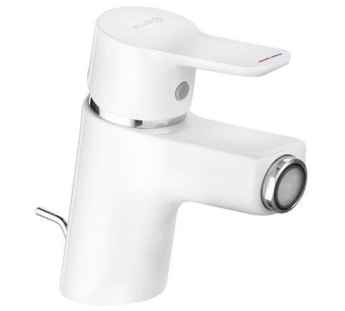 Смеситель для биде KLUDI PureEasy со сливным гарнитуром белый 375339165