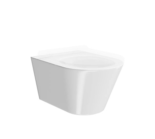 Унитаз подвесной Kerama Marazzi Plaza Modern 36х53 см безободковый KMPMWc53GWh2
