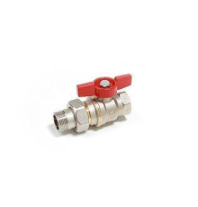 Кран шаровый полнопроходной Giacomini DADO R919 1/2 НР-ВР бабочка R919X003