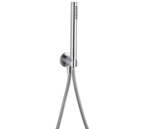 Душевой гарнитур Cisal Xion шланг 150 см вывод с держателем нержавеющая сталь DS018300D1