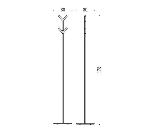 Стойка-вешалка напольная Colombo Design Planets 178 см хром B9812.CR