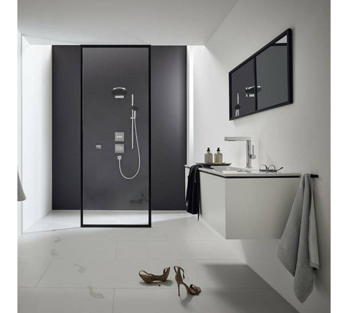 Смеситель для раковины Hansgrohe Finoris на 1 отверстие с донным клапаном Push-Open хром 76063000