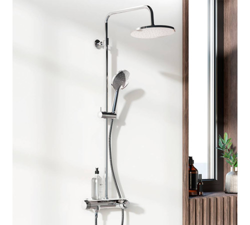 Душевая система с термостатическим смесителем-полкой AM.PM Jupiter 977750000