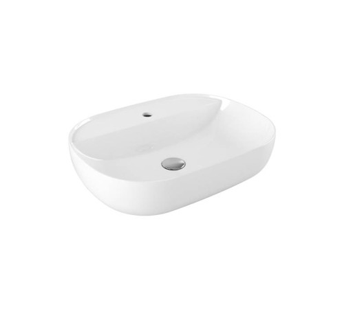 Раковина накладная Azzurra Elegance Zip 60x45x15 см 1 отв. без перелива ELLA060450ZMBI