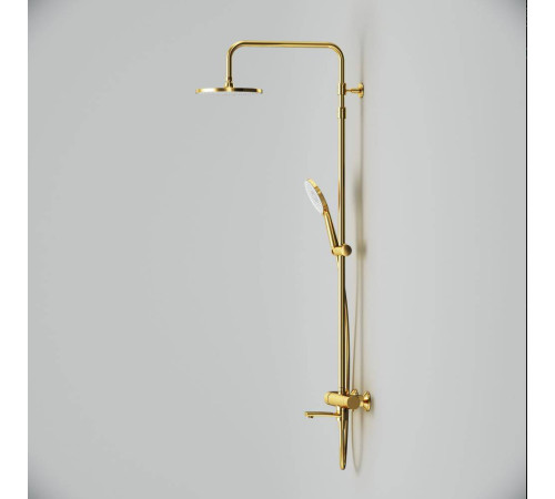 Душевая система AM.PM X-Joy с термостатом золото F0785A599