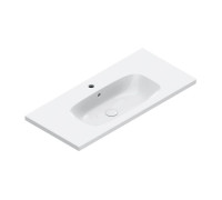 Раковина Catalano Alvea 100x46 см 1 отверстие белый глянцевый 0621011001