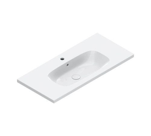 Раковина Catalano Alvea 100x46 см 1 отверстие белый глянцевый 0621011001
