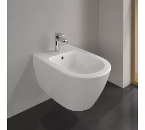 Биде подвесное Villeroy & Boch Subway 2.0 37.5x56.5x28 см альпийский белый 54000001