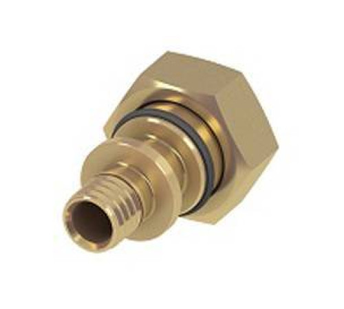 Соединение прямое с накидной гайкой Евроконус TECE TECEspring AX 20х3/4 латунь 763620S