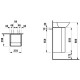 Тумба с раковиной подвесная Laufen INO 28x31x60.5 см 1 дверца DX темный орех 4.2530.2.030.171.1/8.1530.1.000.104.1