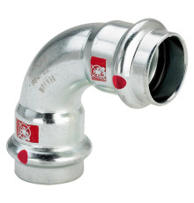 Угольник 90° Viega Prestabo 18 мм пресс нелегированная сталь 558130