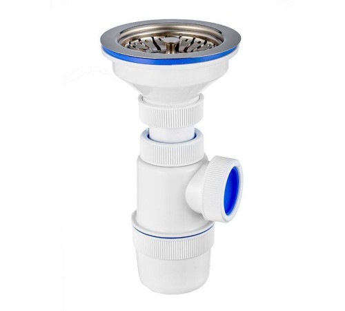 Сифон для мойки Wirquin Элит 1 1/2 х 40 мм чашка 114 мм 30986147