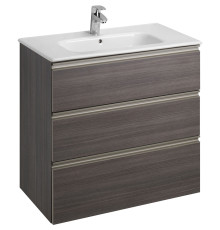 Тумба под раковину Roca The Gap 800 785x453x741 мм 3 ящика Антрацит A857406402