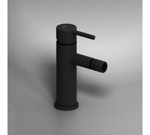 Смеситель для биде AM.PM Scandinavian Pure с донным клапаном матовый черный 360240300