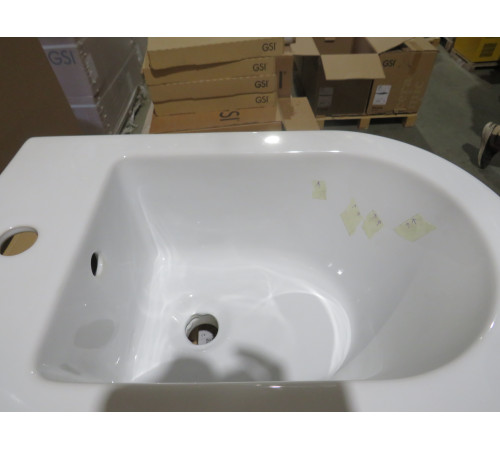 УЦЕНКА Биде напольное GSI Kube X 550х360 мм белое глянцевое 9462111_УЦ/1