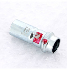 Муфта-вставка пресс из оцинкованной стали Viega Prestabo 18х15 мм 558499