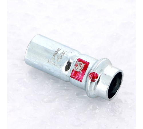 Муфта-вставка пресс из оцинкованной стали Viega Prestabo 18х15 мм 558499