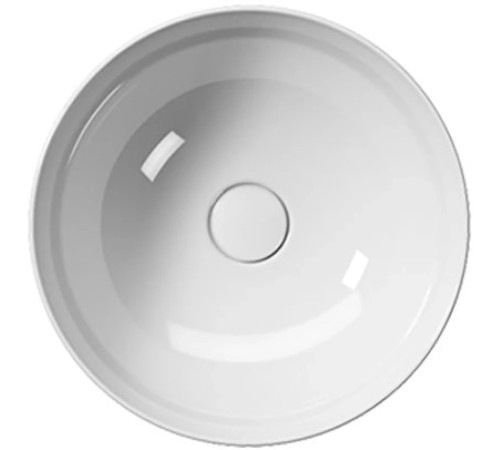 Раковина-чаша накладная GSI NUBES Ø 400 мм круглая белый глянцевый 903911