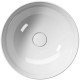 Раковина-чаша накладная GSI NUBES Ø 400 мм круглая белый глянцевый 903911