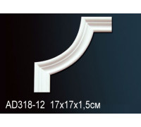 Угловой элемент для молдинга Perfect полиуретан AD318-12