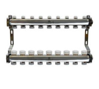 Коллекторный блок Gekon 1x3/4 EK 9 выходов с расходомерами GK 75109