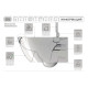 Унитаз подвесной безободковый GSI Pura 500x360 мм Swirlflush Cenere Matte 8816FR517