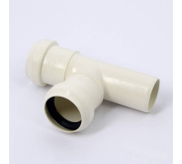Тройник канализационный Sinikon Comfort 40х40 мм 87° 508011.K