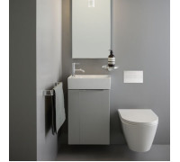 Раковина Laufen Kartell 46х28х12 см 1 отверстие без перелива полочка слева белая 8.1533.5.000.111.1