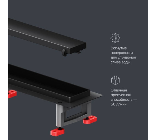 Трап для душа линейный AM.PM Masterflow Tile 90 см W01SC-U11-090-04BM