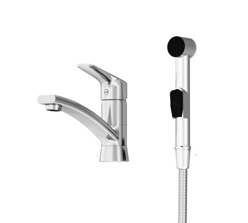Смеситель для раковины AM.PM Jupiter с гигиеническим душем 770230001