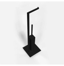 Стойка с ершом и держателем т/б Colombo Design MiniQ 18x18x67.5 см чёрный B5018.NM-RNE