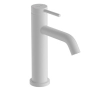 Смеситель для раковины Hansgrohe Tecturis S 105 мм гладкий корпус белый матовый 73311700