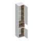 Пенал подвесной Kerama Marazzi PLAZA Modern 170 белый PLB.M.170\WHT.V