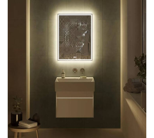 Тумба подвесная Kerama Marazzi Logica 56.4x46x40.3 см 2 ящика белоснежный LOG.60.2\WHT