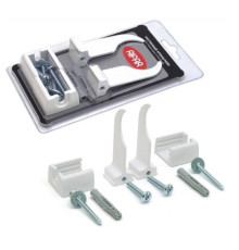 Кронштейны для радиаторов Rifar регулируемые белые комплект 2 шт. RAdSA01 RAL 9016