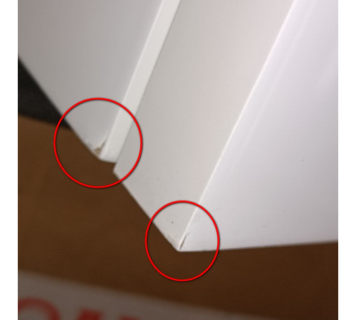 Тумба под умывальник подвесная Roca Oleta 564х548х374 мм 2 ящика Белый глянец A857639806