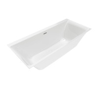 Ванна встраиваемая Villeroy & Boch Subway 3.0 180х80 см Quaryl с ножками и сливом-переливом UBQ180SBW2DV-01