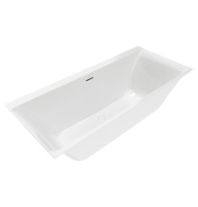 Ванна встраиваемая Villeroy & Boch Subway 3.0 180х80 см Quaryl с ножками и сливом-переливом UBQ180SBW2DV-01