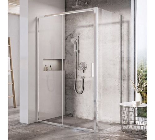 Душевая стенка Ravak Blix Slim 90 см транспарент блестящий X9BM70C00Z1