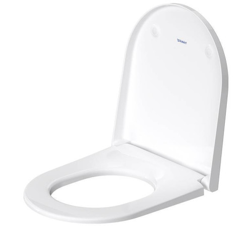 Унитаз подвесной Duravit D-Neo 37x54 см безободковый с сиденьем белый 45780900A1