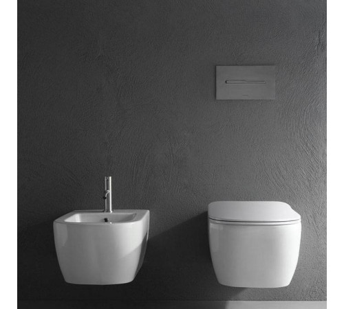 Унитаз подвесной antoniolupi Komodo 54х36х26 см безободковый белый матовый KOMODO3