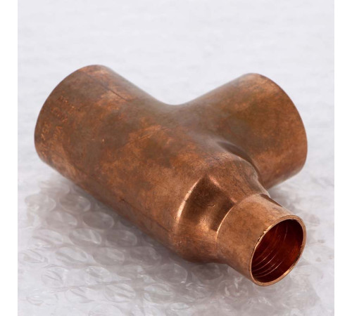 Тройник медный Viega под пайку 35х35х22 мм 121235