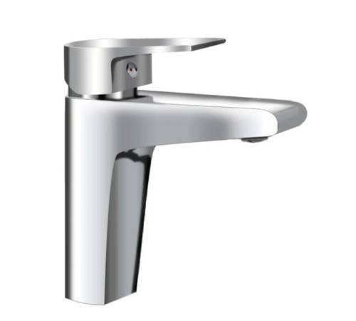 Смеситель для раковины AQUAme Prato со сливным гарнитуром хром AQMP6121