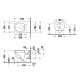 Унитаз подвесной Duravit D-Code 54х37 см безободковый белый 29030900212