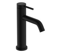 Смеситель для раковины Hansgrohe Tecturis S 105 мм гладкий корпус черный матовый 73311670