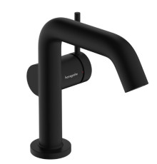 Смеситель для раковины Hansgrohe Tecturis S 112 мм Push-Open CoolStart черный матовый 73320670