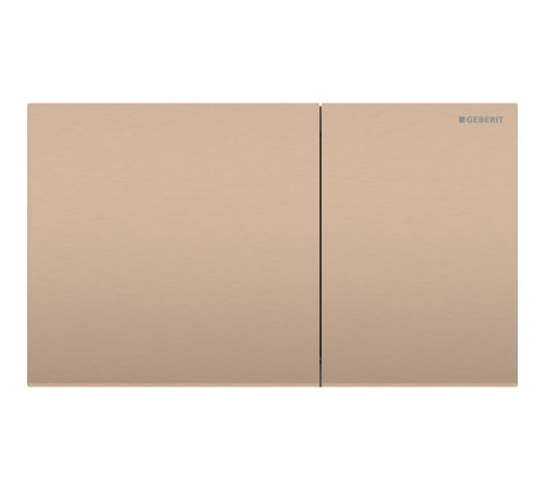Клавиша смыва Geberit Sigma70 для двойного смыва квадратная красное золото 115.622.QB.1